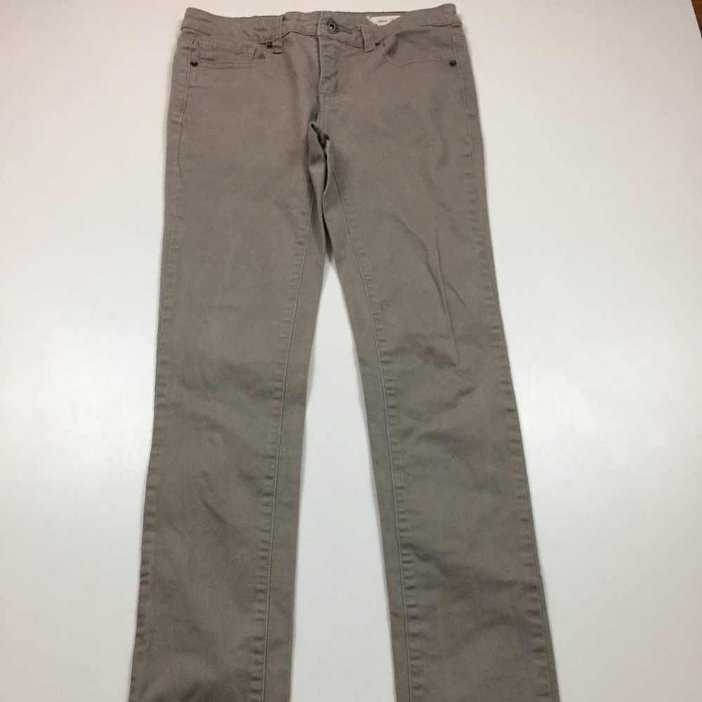 CHOR Taupe/Stone Wash 5 Pocket Cotton Blend Slim Fit Skinny Jeans